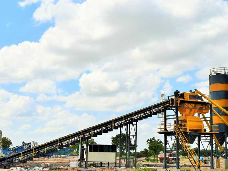 Wet mix concrete plant used for fixed-site project applications Wet mix concrete plant used for fixed-site project applications